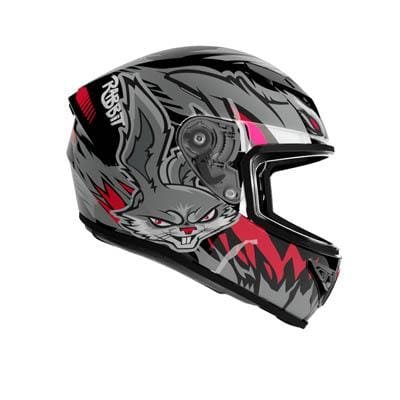 Shiro Fighter Rabbit Full Face Kask