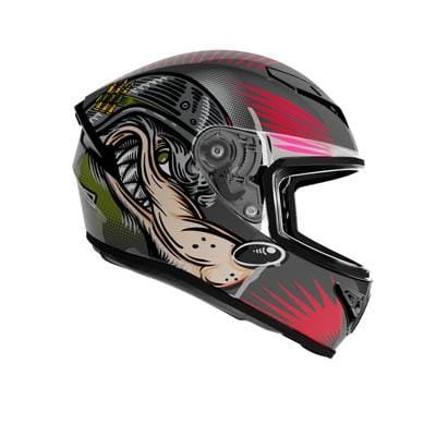 Shiro Fighter Wild Dog Full Face Kask