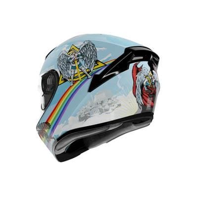 Shiro Fighter Angel vs Demon Full Face Kask