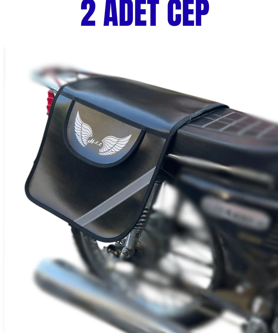 Suni Deri 1 Kalite Heybe Motorsiklet Scooter Cg Cub 35 x 90 cm