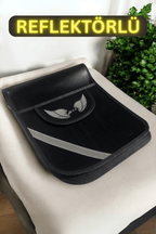 Suni Deri 1.Kalite Heybe Reflektörlü Motorsiklet Cg Cub 35 x 90 cm