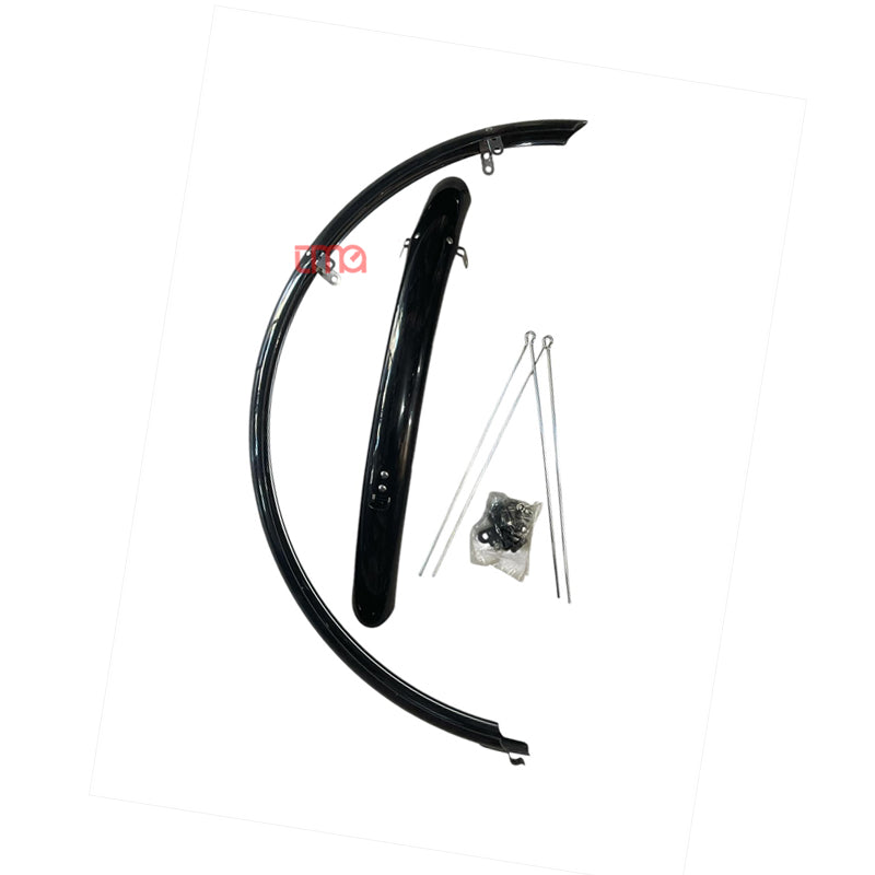 Şehir Bisikleti Uyumlu Çamurluk – 28 Jant, SLIM Tip, İtalyan Tasarım, Siyah