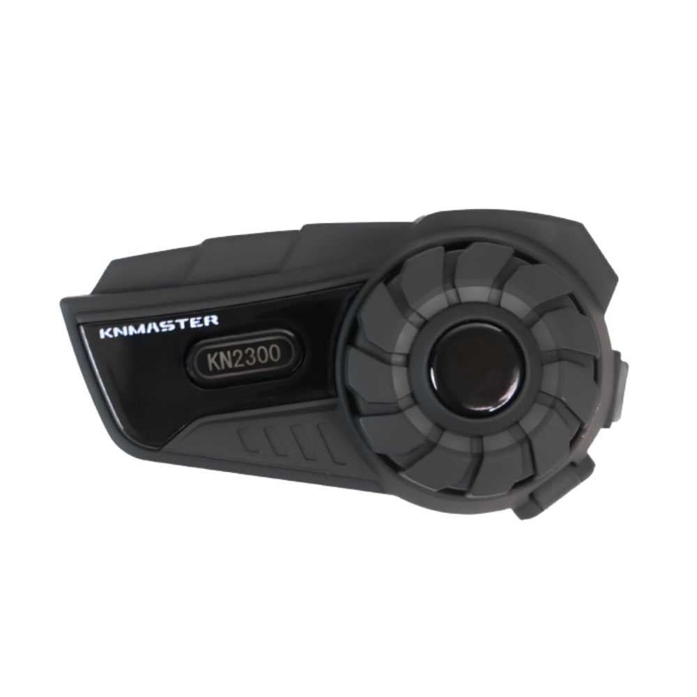 Knmaster KN2300PRO Motosiklet Kask İnterkom Bluetooth Intercom Kulaklık Seti SİYAH