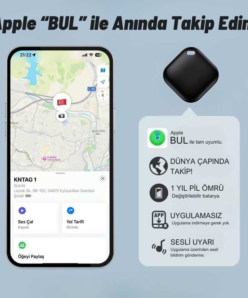 KNMASTER KNTAG 1 – Akıllı Takip Cihazı