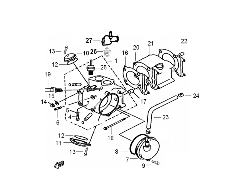 Keeway 300 Gtx Atv Silindir Kapağı 11110QM08000