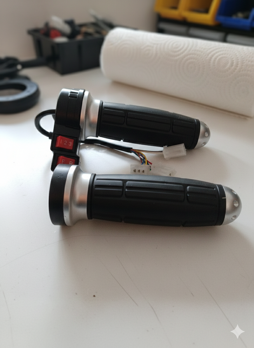 3 Tekerli Elektrikli Motor Geri Vitesli Ileri 3 Vitesli Gaz Kolu