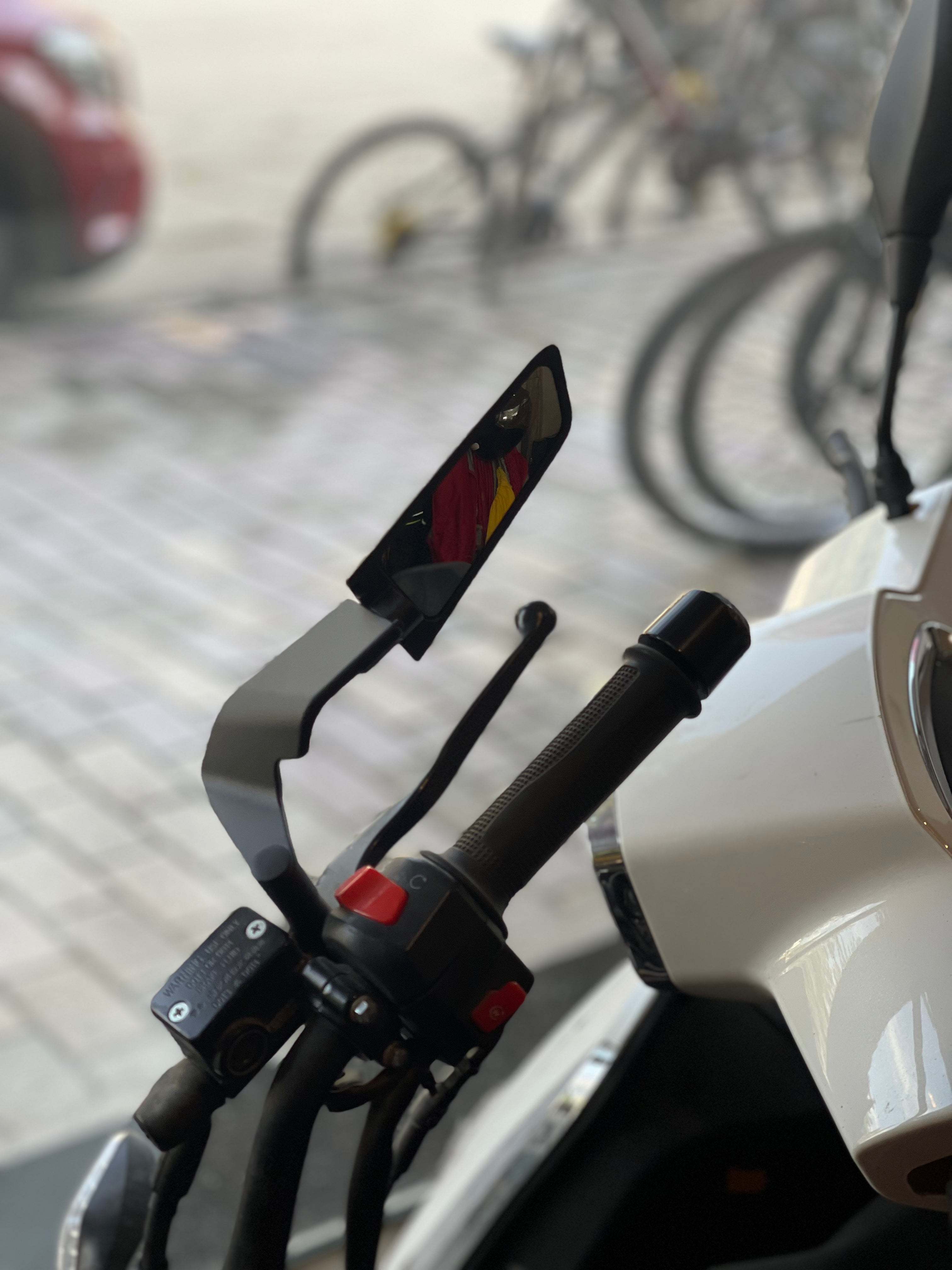 H2 Katlanır Ayna Takımı Gidon Bağlantılı 8/10 mm.