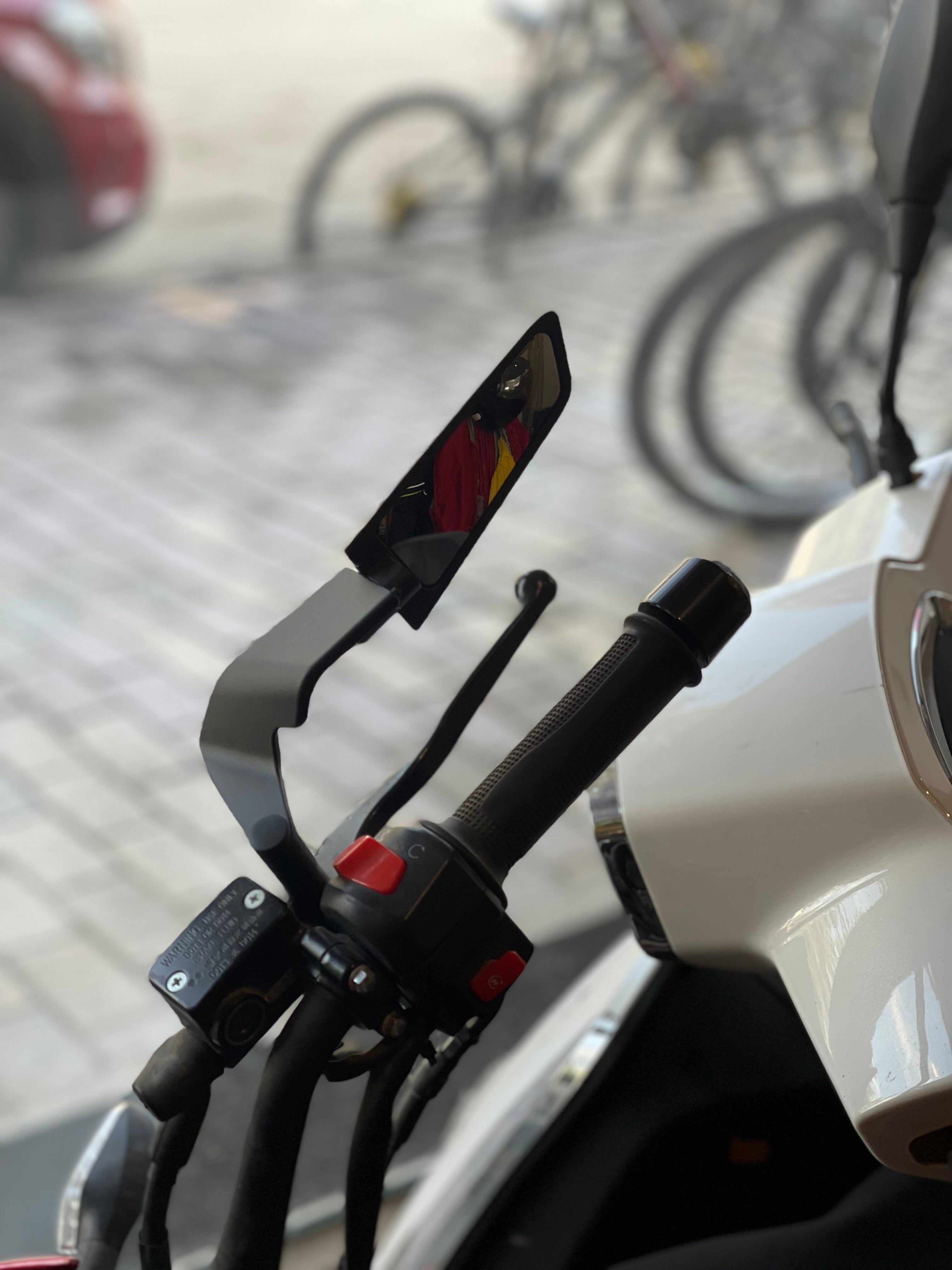 H2 Katlanır Ayna Takımı Gidon Bağlantılı 8/10 mm.