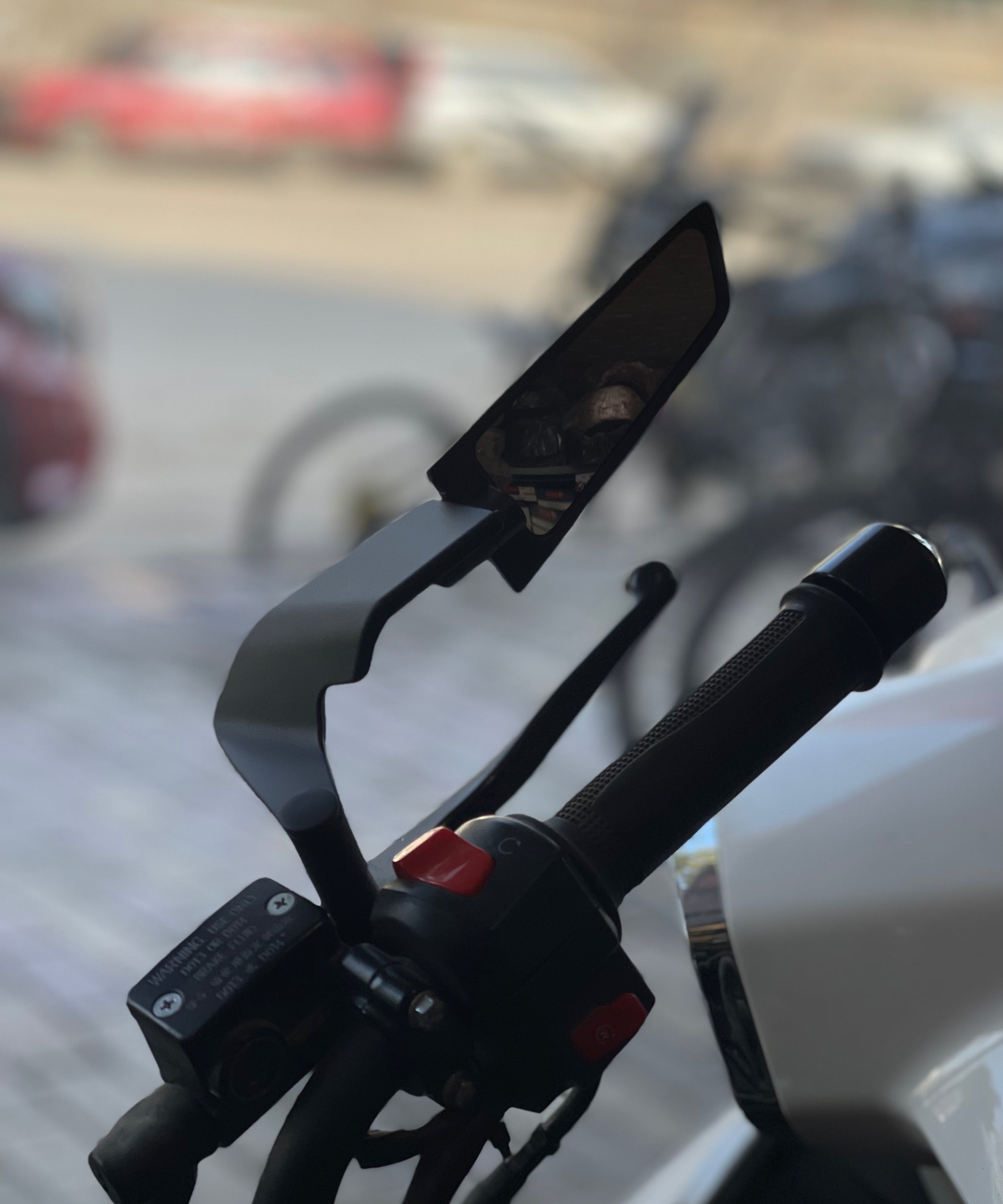 H2 Katlanır Ayna Takımı Gidon Bağlantılı 8/10 mm.