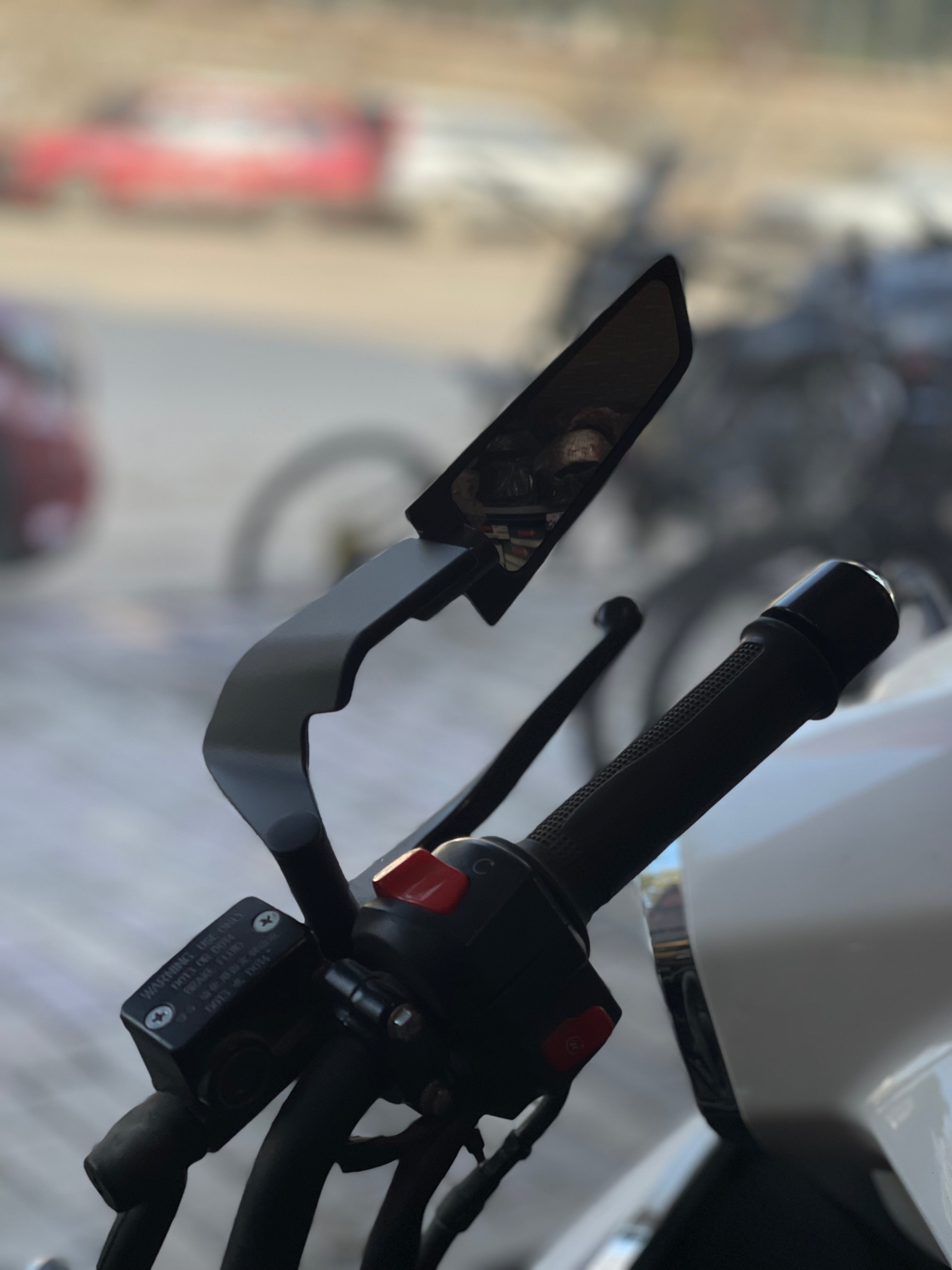 H2 Katlanır Ayna Takımı Gidon Bağlantılı 8/10 mm.