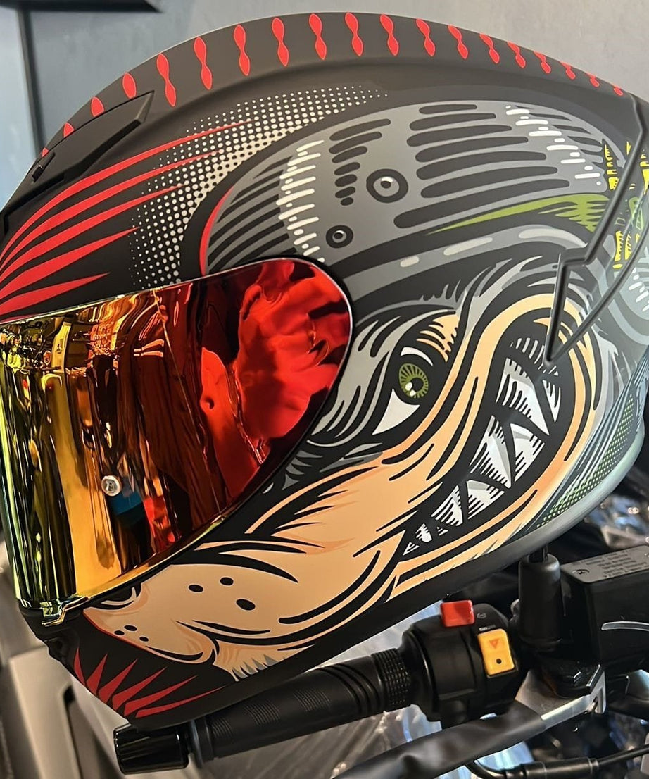 Shiro Fighter Wild Dog Full Face Kask