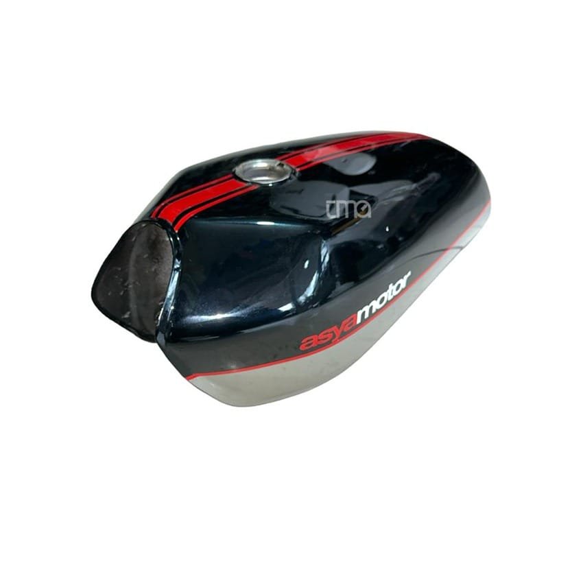 Asya As100 CG Depo ve Yan Kapak Takım Siyah Gri Orijinal