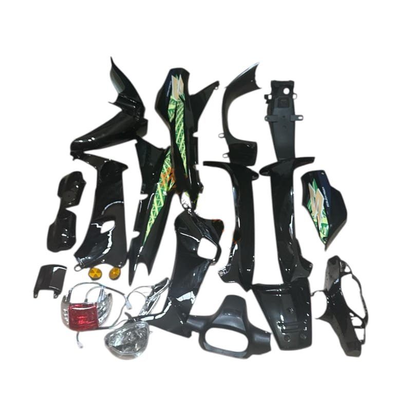 Asya Türkcup Kaporta Seti Siyah (Y.S) Far ve Stop Dahil