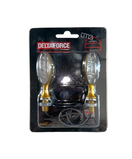 Delta Force Led Sinyal 2'li Takım Oval Gold