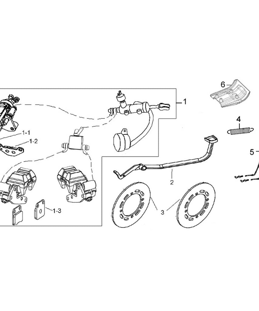 Yuki Lx200 Atv-M Storm 200 Atv Arka Fren Pedalı #291120244-0001