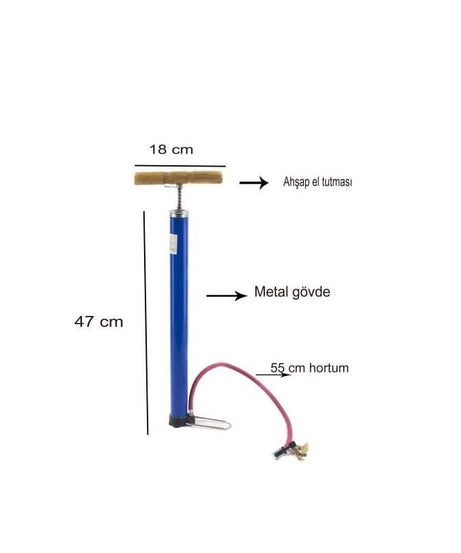 El Pompası Metal Büyük Boy 47cm