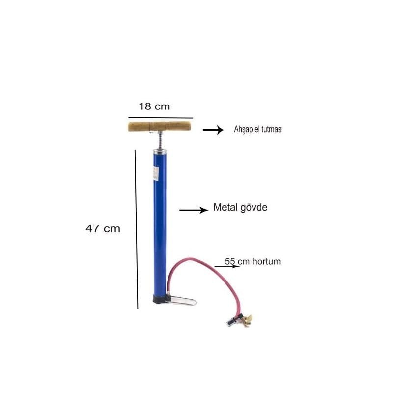 El Pompası Metal Büyük Boy 47cm