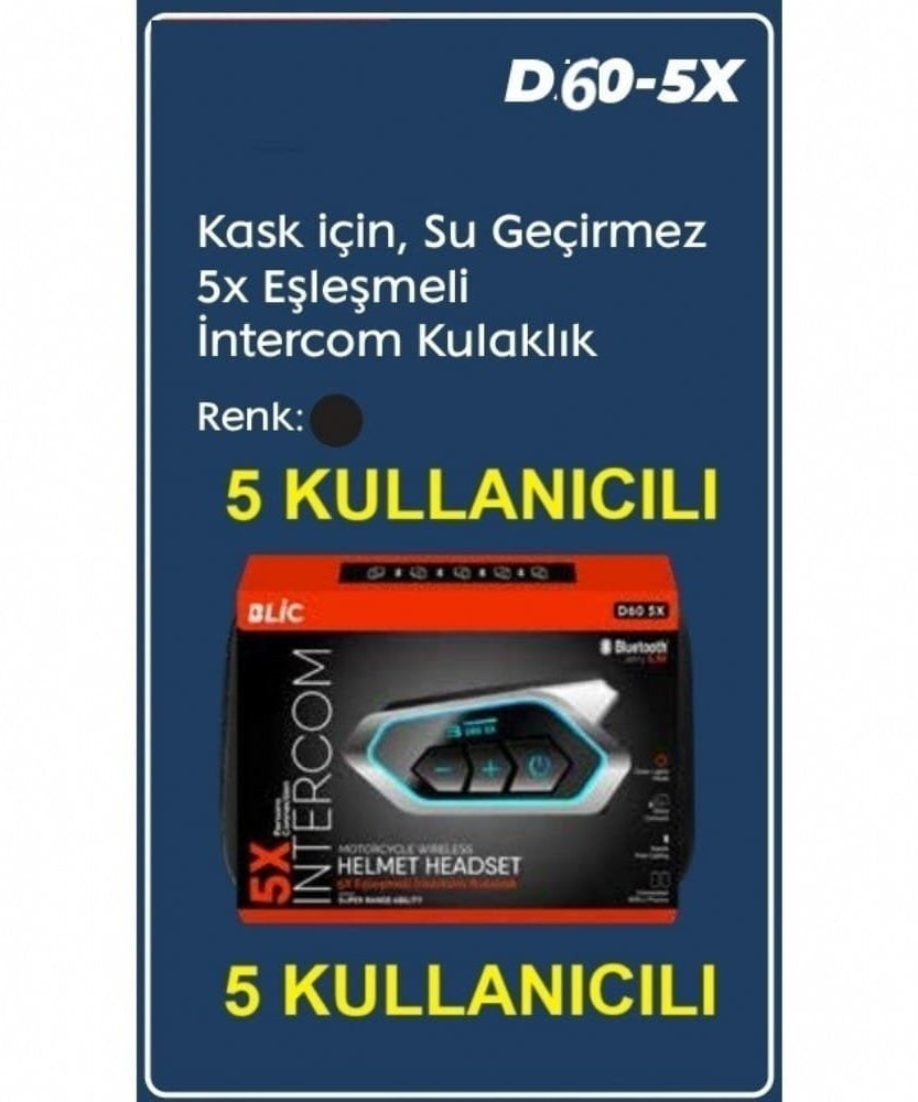 İNTERCOM D60-5X /5 HAT