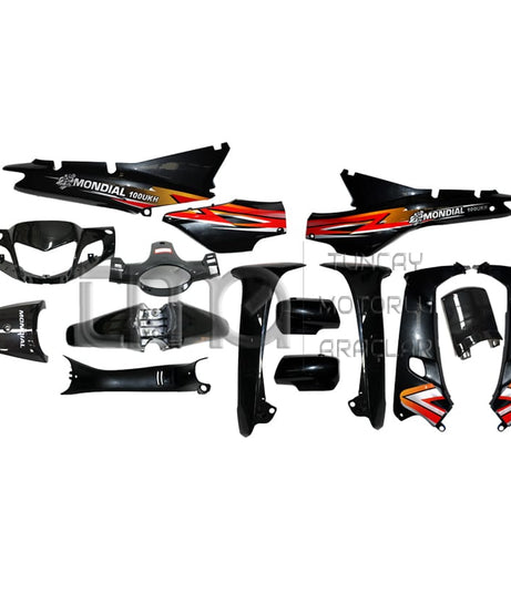 Mondial 100 UKH Kaporta Seti 15 Parça (Siyah)