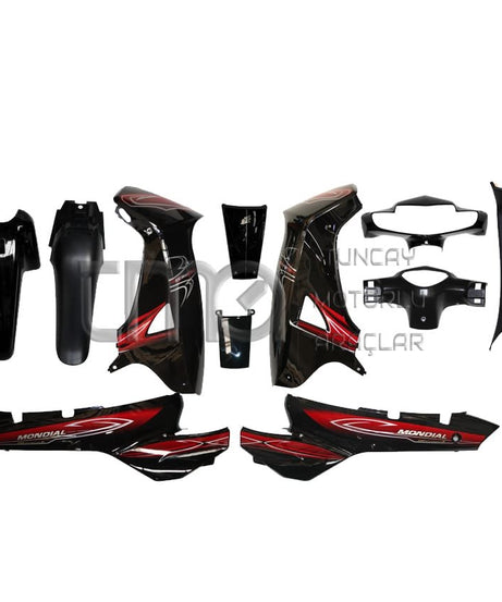 Mondial SFC Snappy-X Kaporta Seti Siyah (11 Parça)