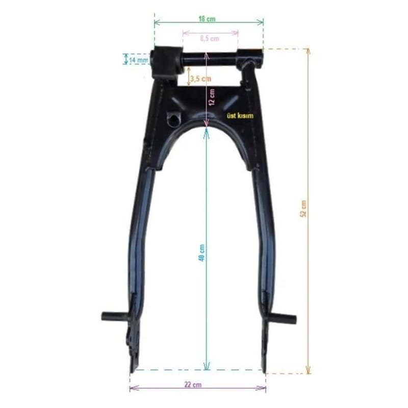 Mondial 150 MR Vulture Arka Salıncak Mafsal