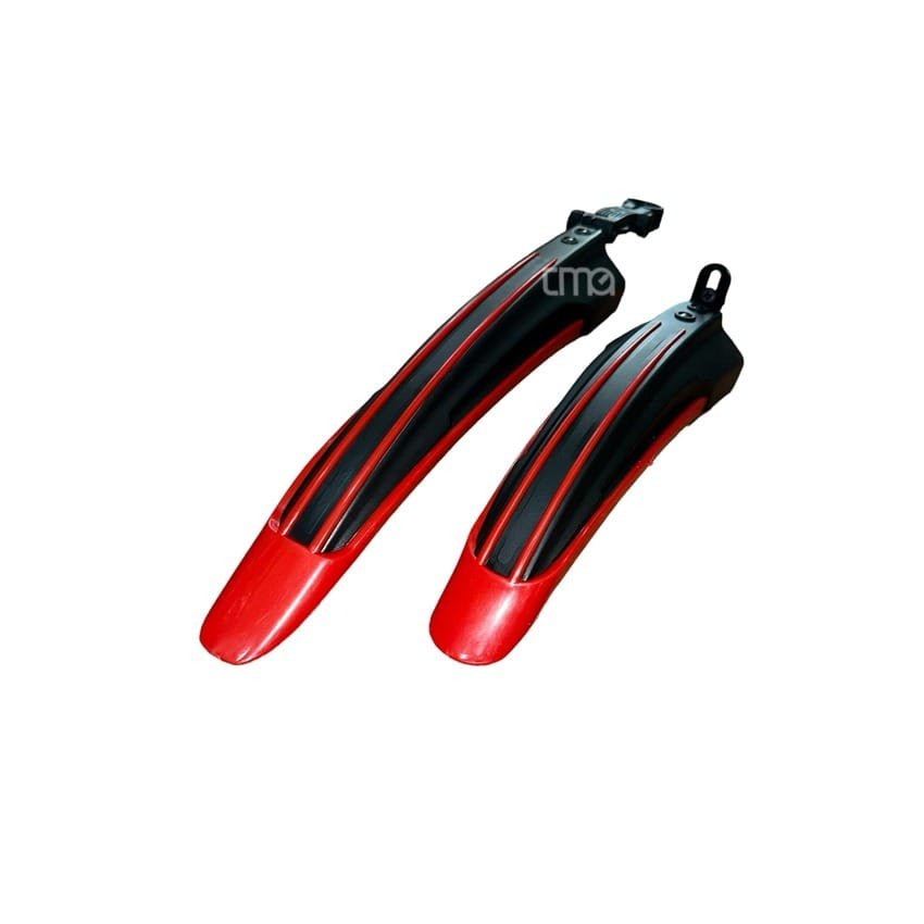 Bisiklet Çamurluk Ön Arka Takım Mtb 24 ve 26 Jantlar için Uyumlu