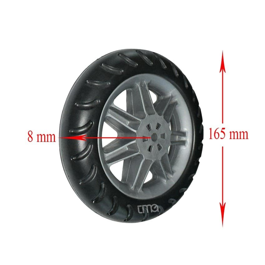 Çok Amaçlı Plastik Dolma Teker 165mm