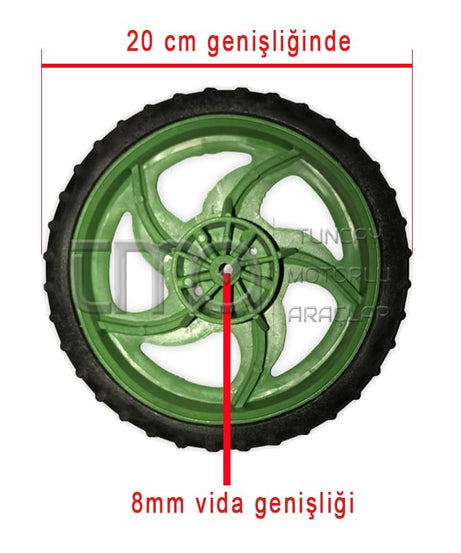 Plastik Teker (20 cm)