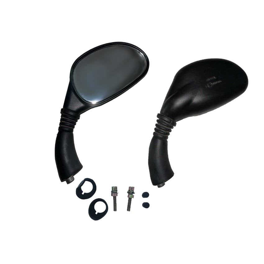 Scooter Ayna Takımı Siyah 10 mm