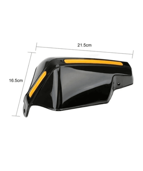 Motorsiklet Elcik El Koruma Rüzgarlığı Siyah Takım