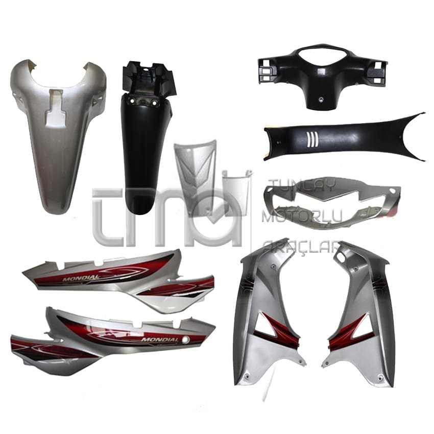 Mondial SFC Snappy-X Kaporta Seti Gri (11 Parça)