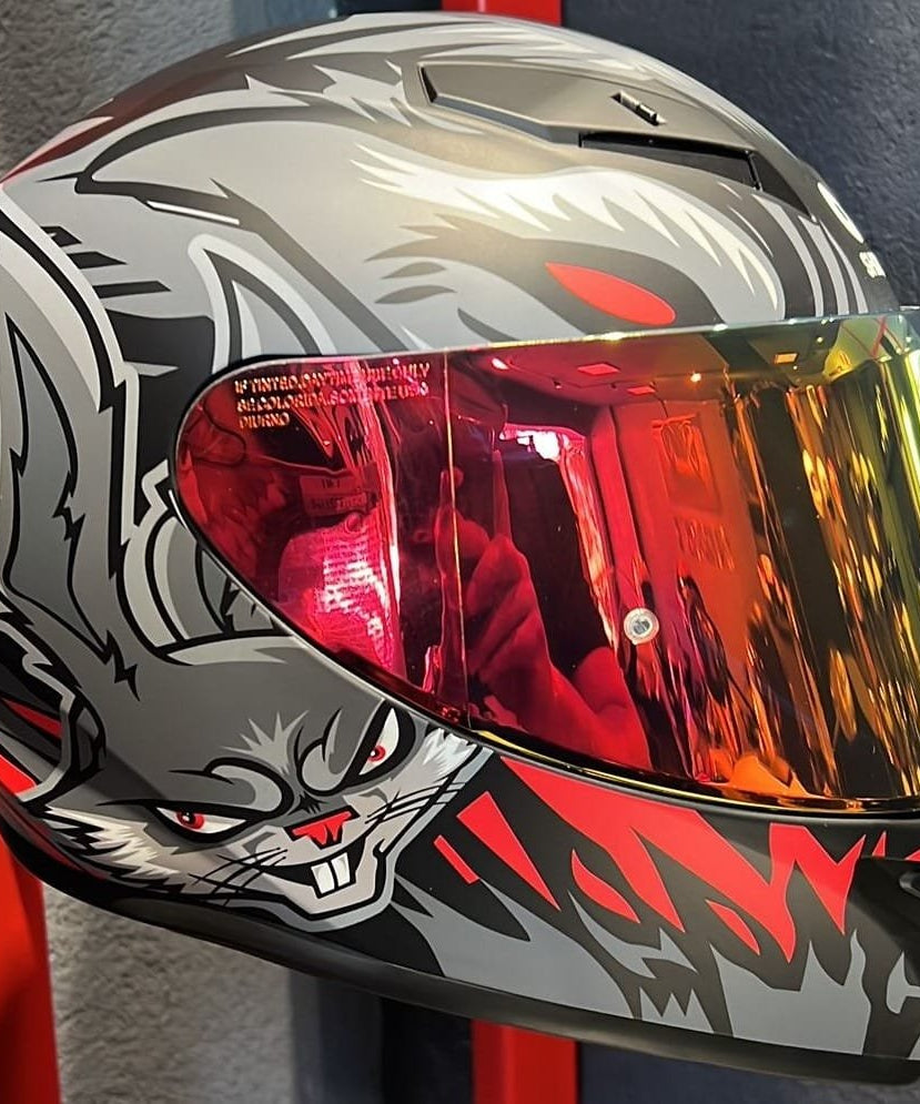 Shiro Fighter Rabbit Full Face Kask