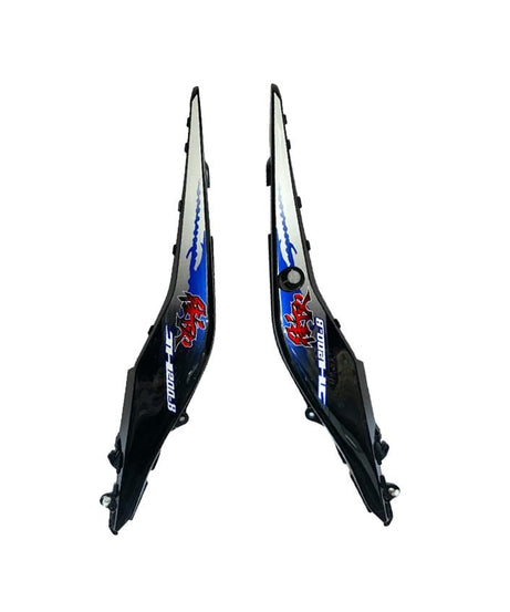 Spada X-Fire 200 Efi Sele Altı Sağ Sol Takım Siyah Mavi