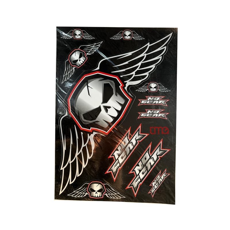 Kurukafa Yapıştırma Sticker Büyük Boy 31X46 cm