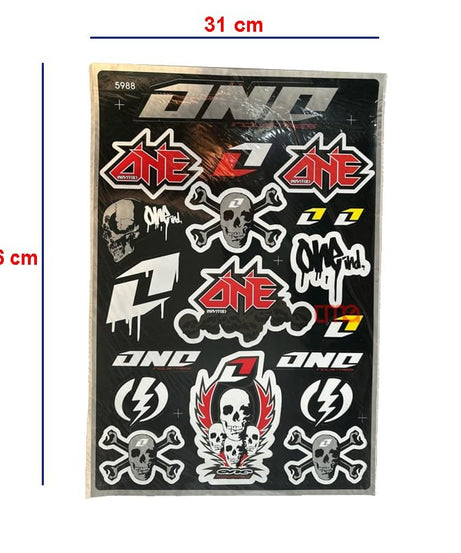 Kurukafa Çoklu Yapıştırma Sticker Büyük Boy 31X46 cm