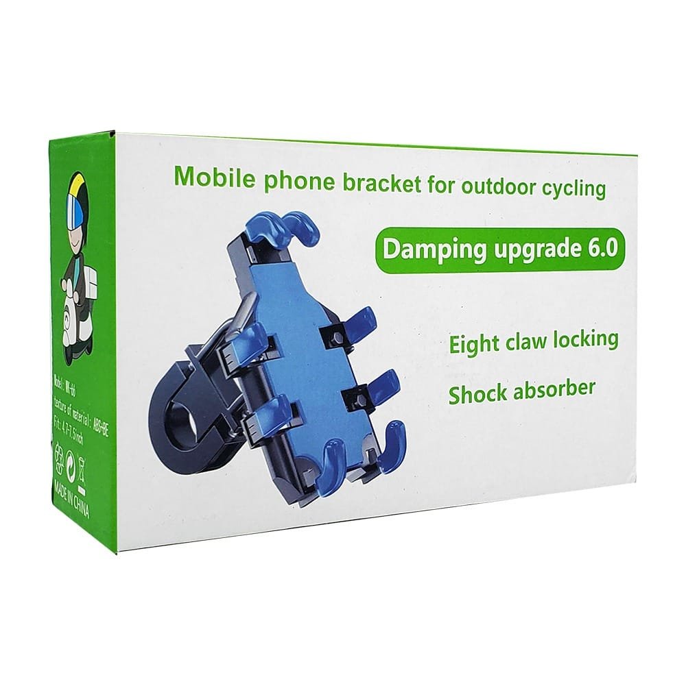 Bisiklet Motosiklet Uyumlu Telefon Tutucu Damping Upgrade 6.0