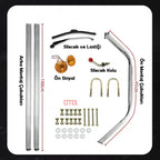 Treeporter Üç Teker Motor Kabini Komple Set Mavi