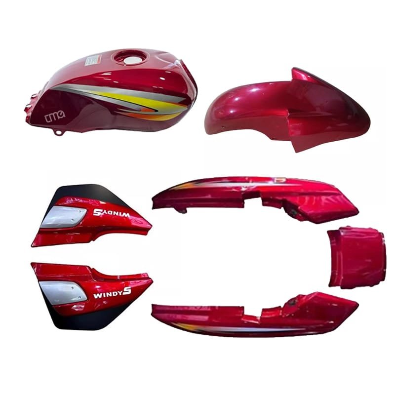 Kanuni Windy S Kaporta Seti 7 Parça Kırmızı