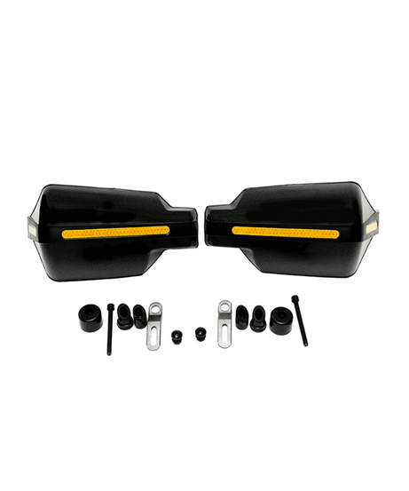 Motorsiklet Elcik El Koruma Rüzgarlığı Siyah Takım