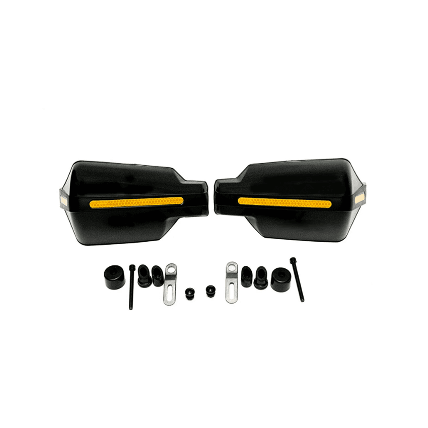 Motorsiklet Elcik El Koruma Rüzgarlığı Siyah Takım