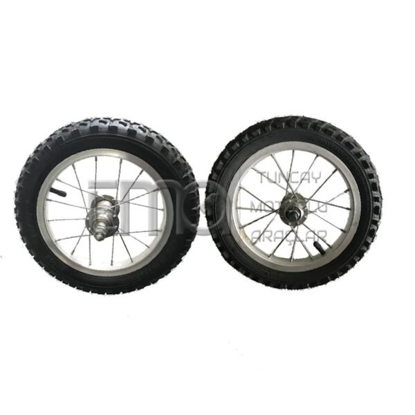 MTB 12" Jant Takımı Ön Arka (Lastikli)