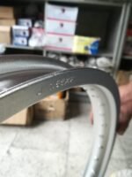 Cross Ön Jant Çemberi 21*1.85 Alüminyum Beyaz - Görsel 2