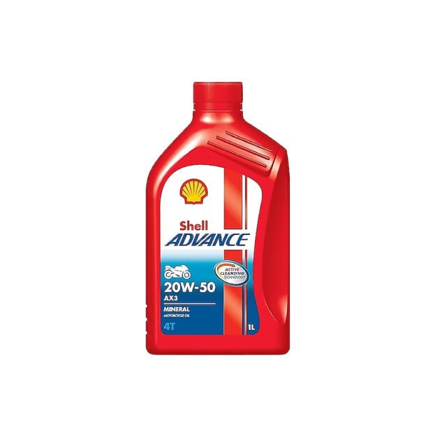 Shell Advance Motor Yağı 20W-50 4T AX3 1Lt.