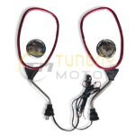 AYNA MP3 ÇALARLI OVAL MODEL KIRMIZI