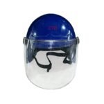Çocuklar İçin Motosiklet Camlı Kask Jokey Tipi Küçük Beden Mavi Renk - Görsel 3