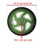 Plastik Teker (20 cm) - Görsel 3