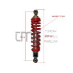 Cross Arka Amortisör Kırmızı (34 cm) - Görsel 2