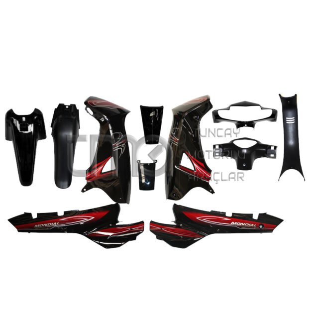 Mondial SFC Snappy-X Kaporta Seti Siyah (11 Parça)