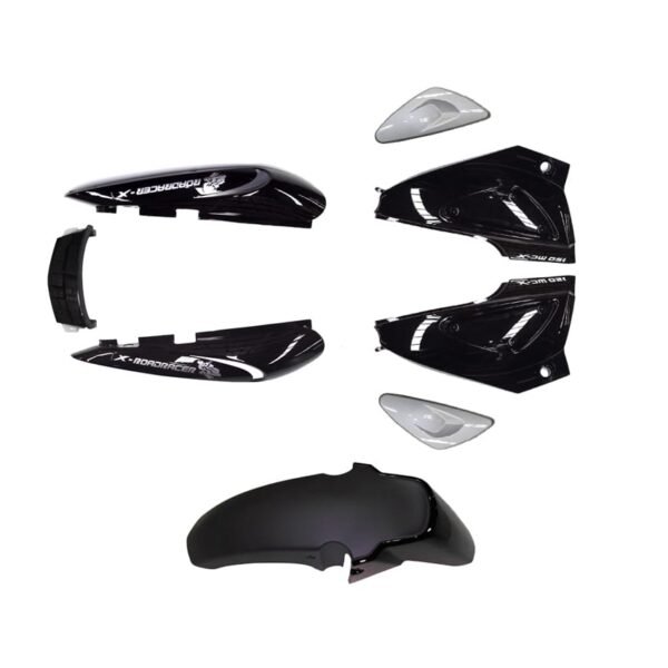 Mondial 150 MC-X Kaporta Seti 8 Parça Siyah