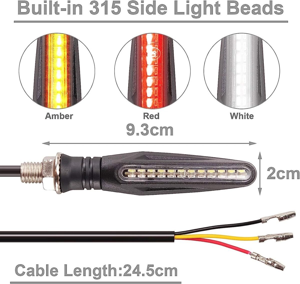 Kayan Led Universal Sinyal Park Özellikli 2'Li Paket - Görsel 5